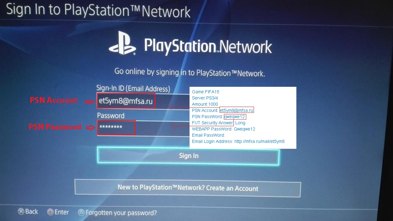 psn accounts and passwords with gta 5